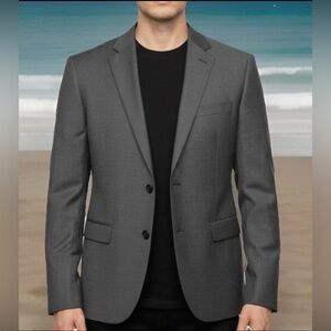 Infinity Linearflex Modern Fit Stretch Fabric Blazer Gray Men’s Stylish Jacket